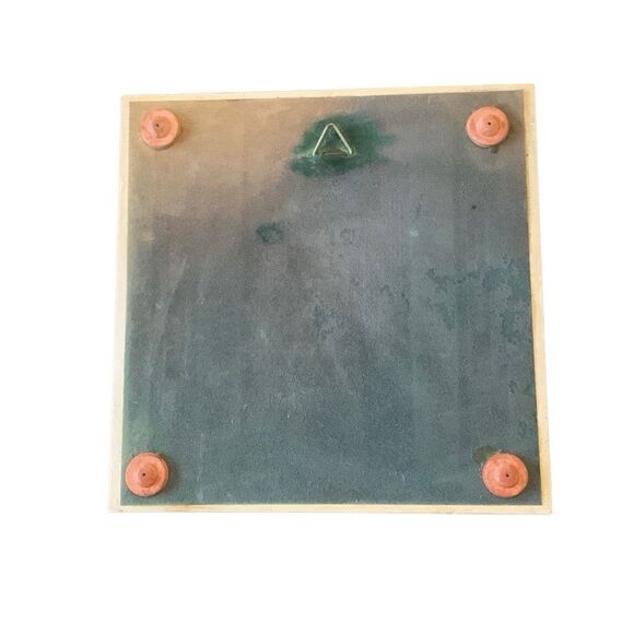 Vintage Holt Howard Ceramic Tile Trivet Hot Plate Wall Hanger Angels Instruments - Picture 2 of 7